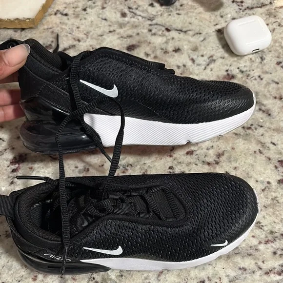 Black and White Air Max Sneakers - Picture 1 of 8